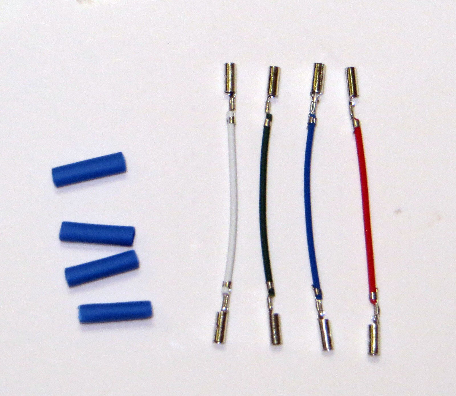 Premium Turntable Headshell Lead Wires Set of 4 – color coded – Brand New