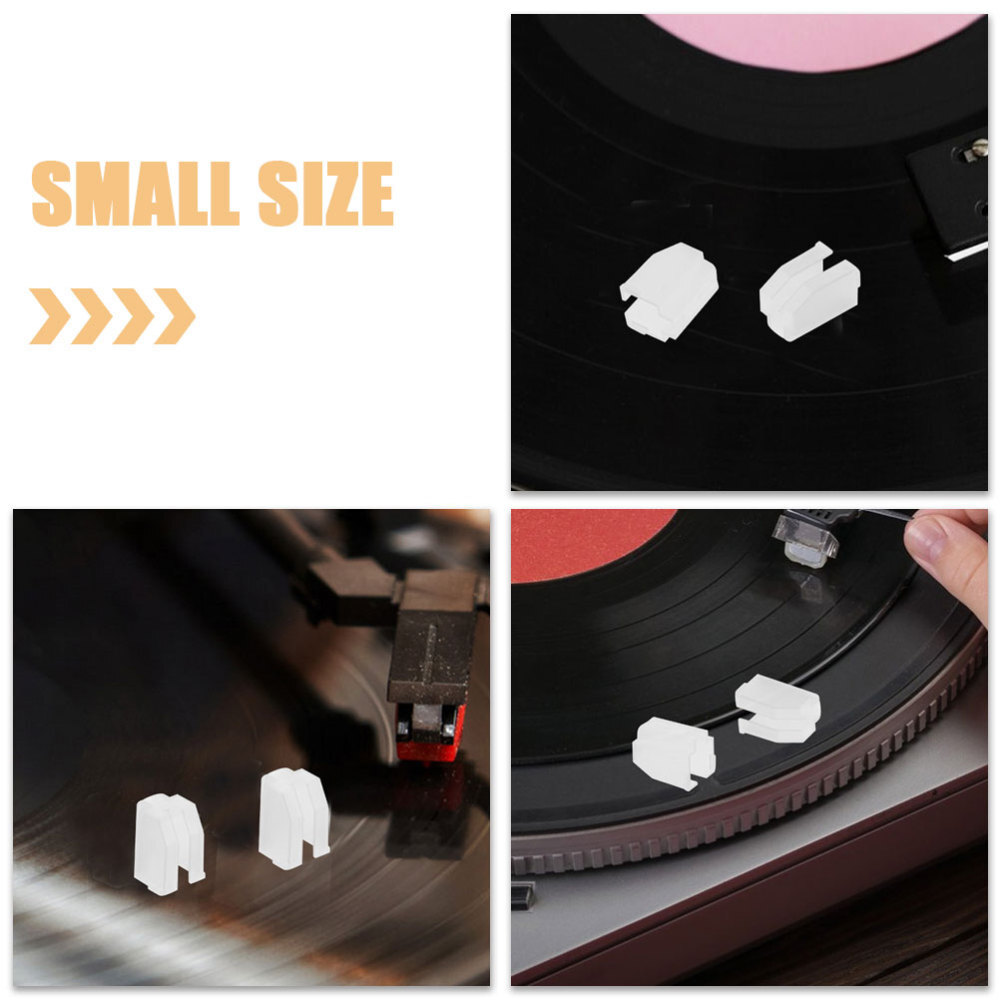 5 Pcs Stylus Turntable Protective Record Player Needle Case Guard Cover Reusable
