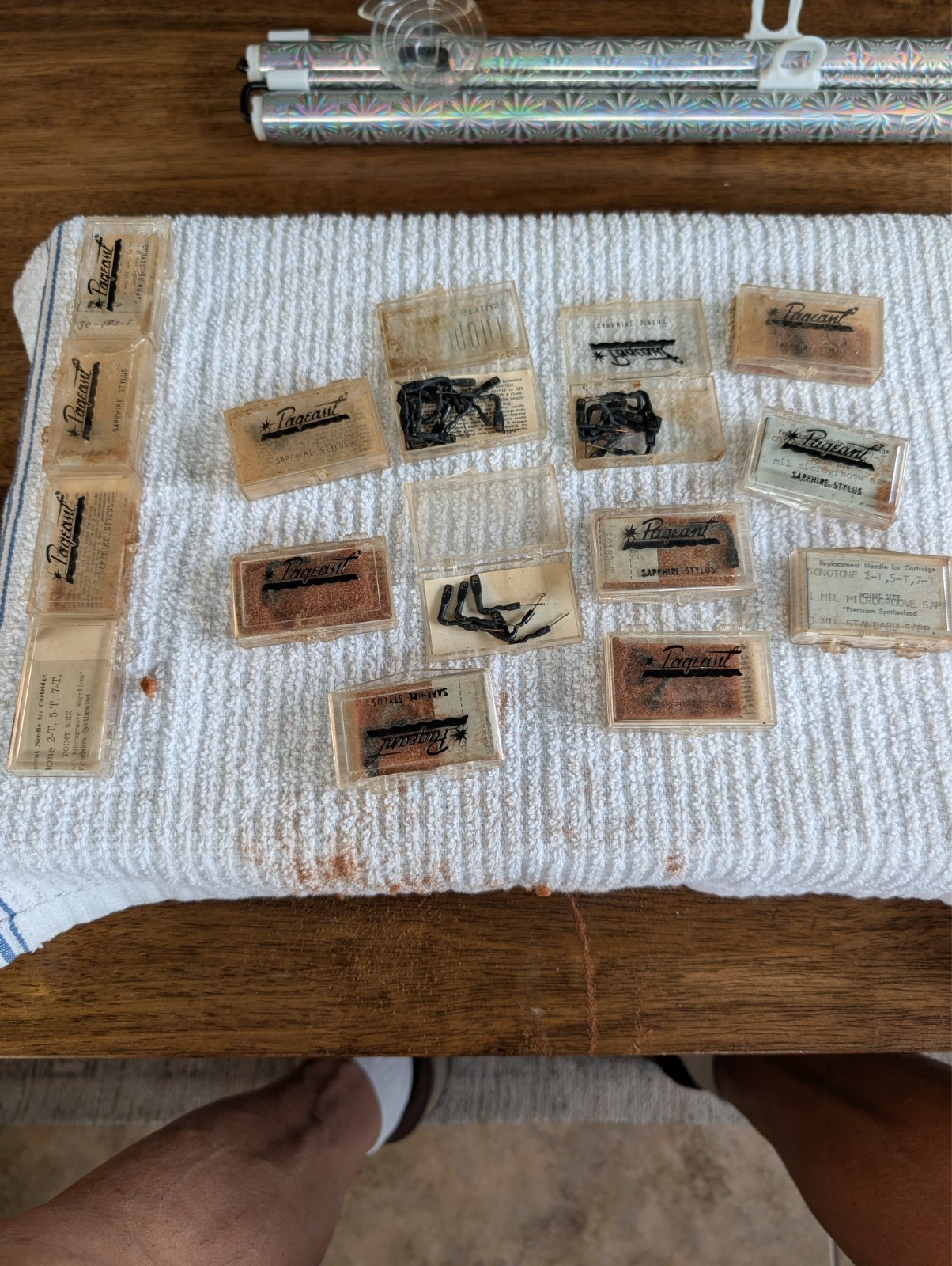 NOS Pageant Sapphire Stylus Replacement Needle For Cartridges approx. 35 new
