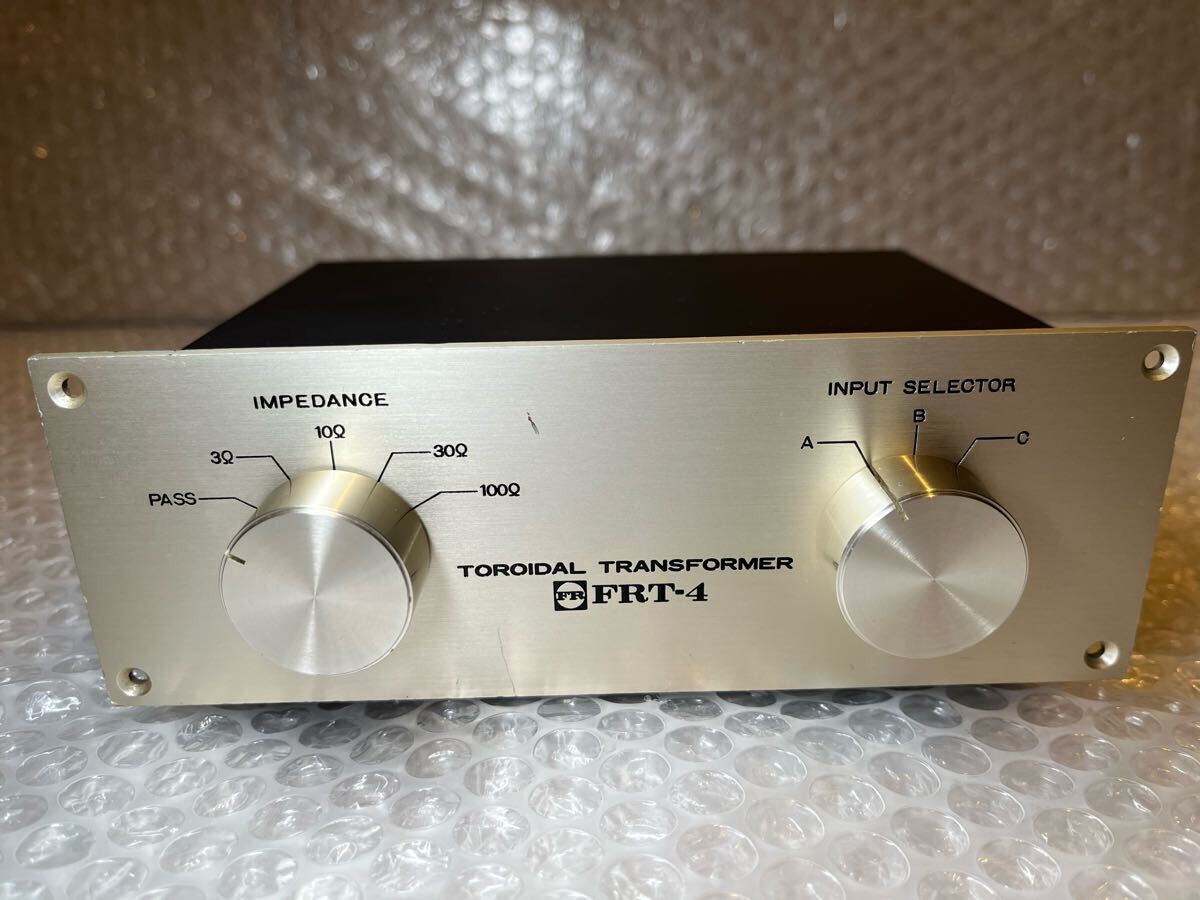 FIDELITY RESEARCH Toroidal Transformer FRT-4 MC Cartridge Audio products Japan