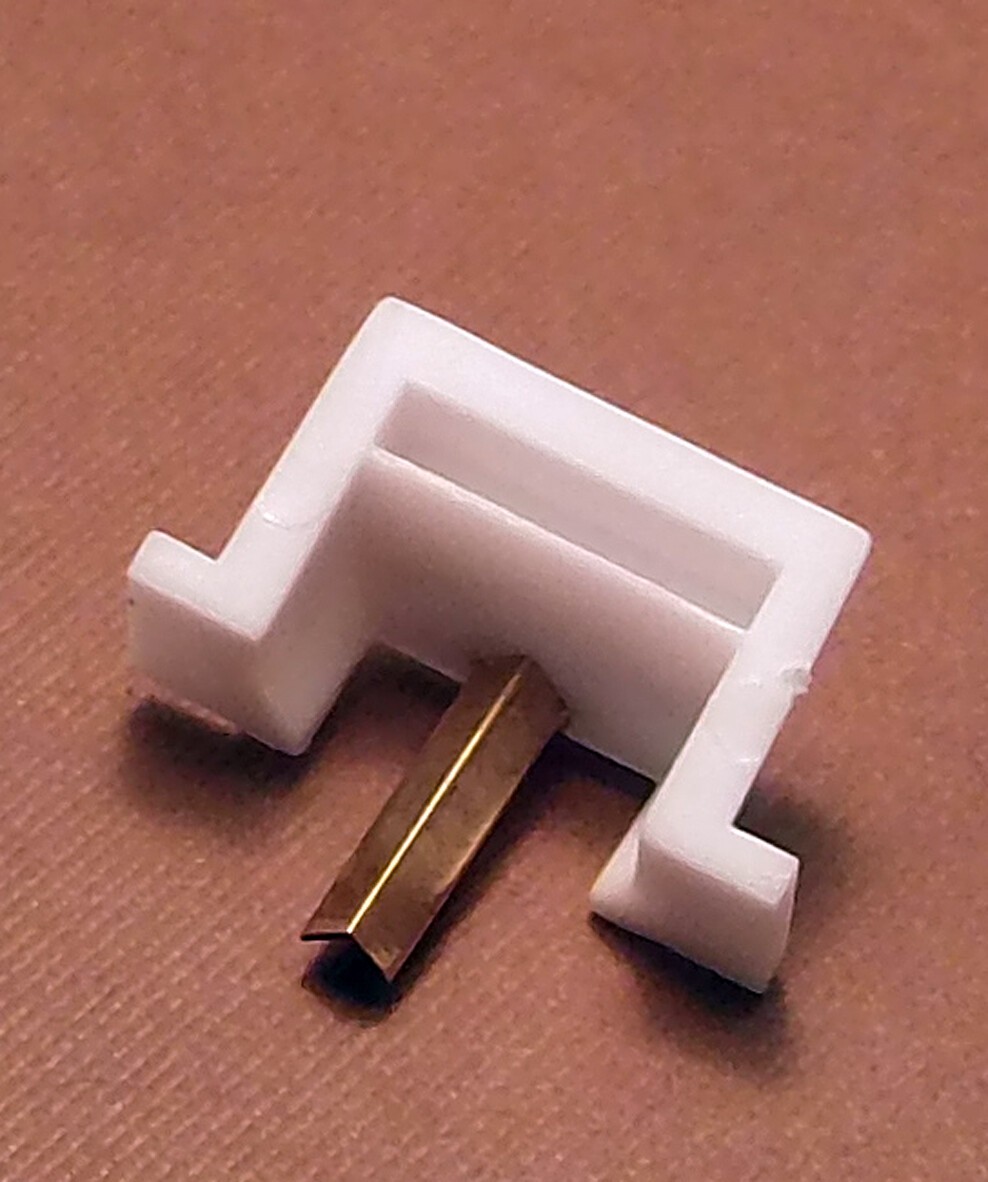 2pcs NEEDLE STYLUS FOR SHURE SS35C SC35C DIAMOND STYLUS PM3148D M25C 766-D7 New