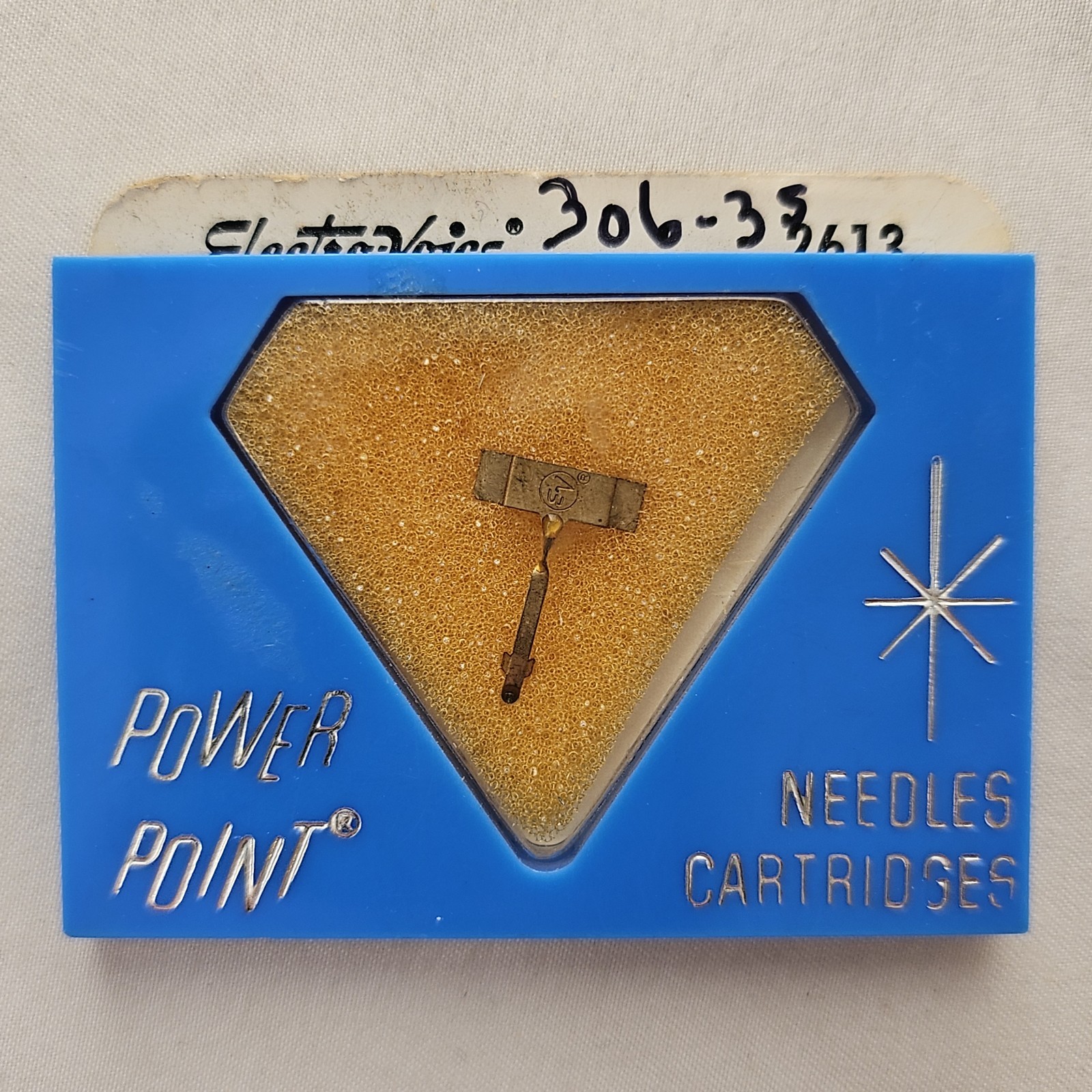 Power Point Needle Stylus 2613 Electro Voice Cartridge NEW Old Stock w/OG Case