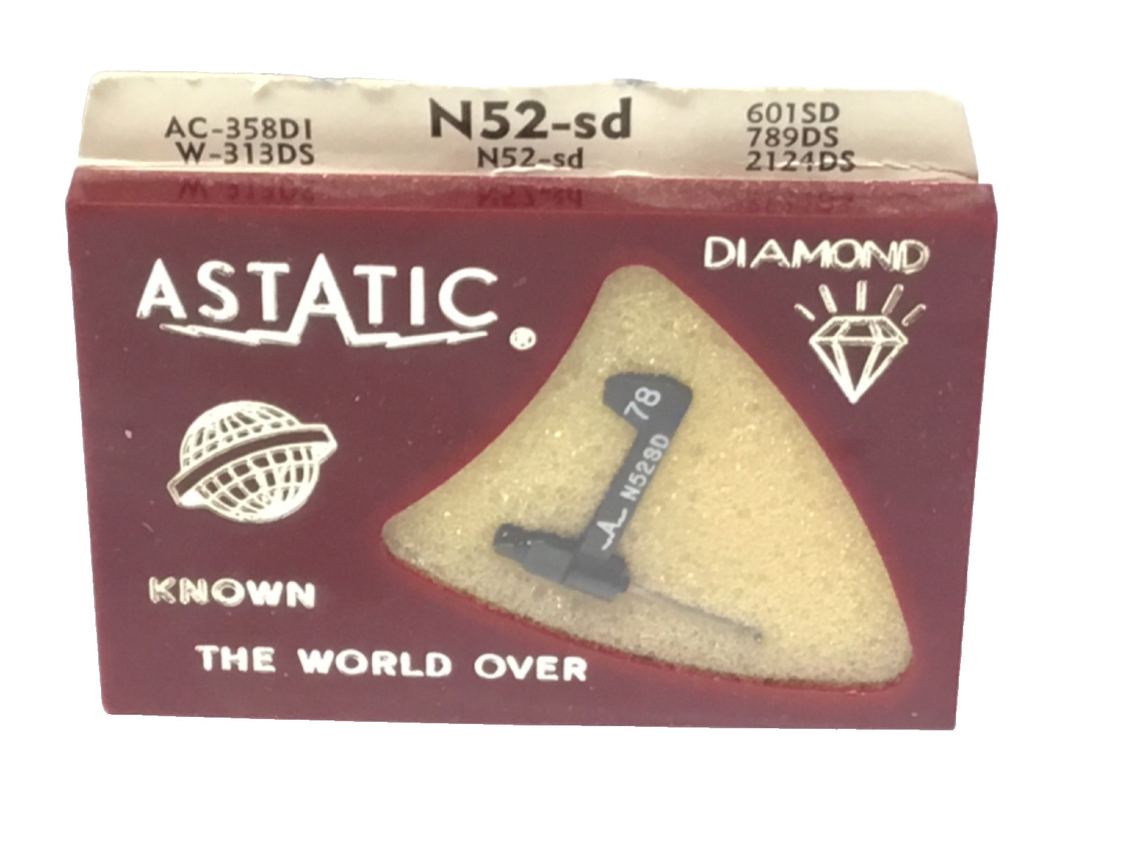 Astatic N52-sd AC-358DI W-313DS 601SD 789DS 2124DS Diamond / Sapphire stylus