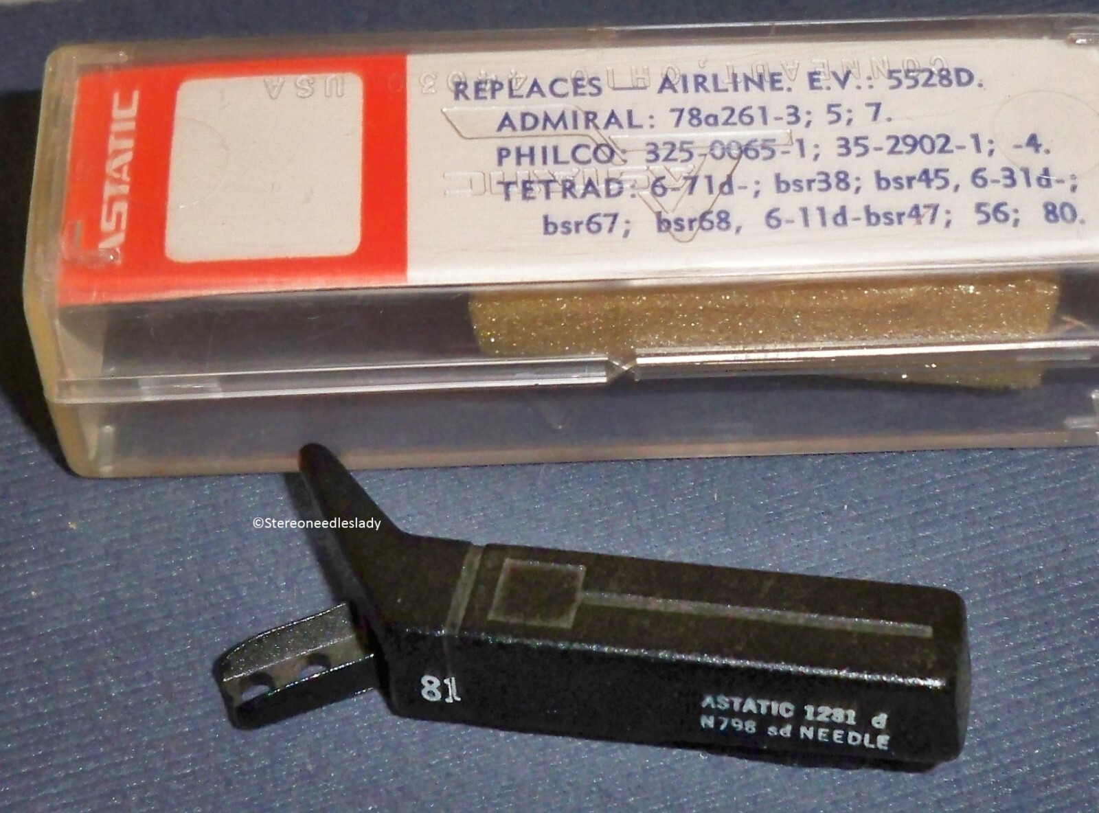 ASTATIC 1281D 1281 CARTRIDGE for Electro-Voice 5528D Airline Wards Philco