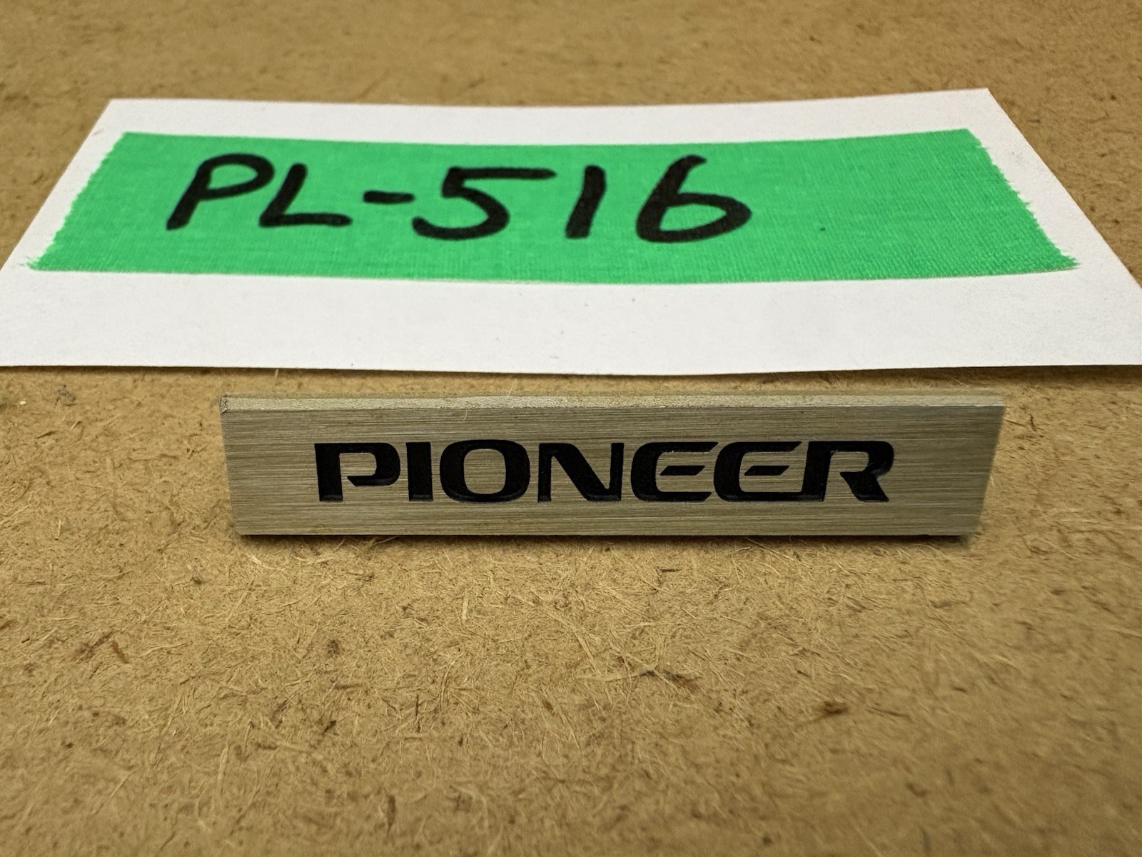 Pioneer PL-516 Part (May Also Fit 512/514/518/510A/540) -PIONEER EMBLEM BADGE