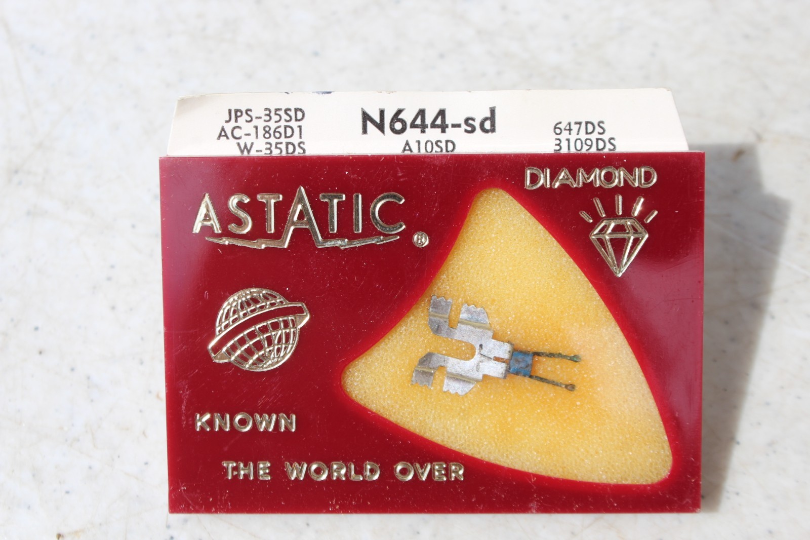 Astatic N651sd or N644sd STYLUS NEEDLE 754-DS13 for MAGNAVOX Shure MI-44