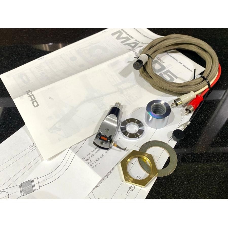 DDP MICRO MA-505 Dynamic Balance Tone Arm Headshell Cable Instruction JP