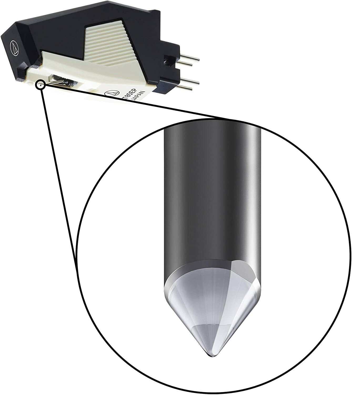 Phono Cartridge Elliptical Stylus Linear Tracking P Mount Turntables T4P Plug in