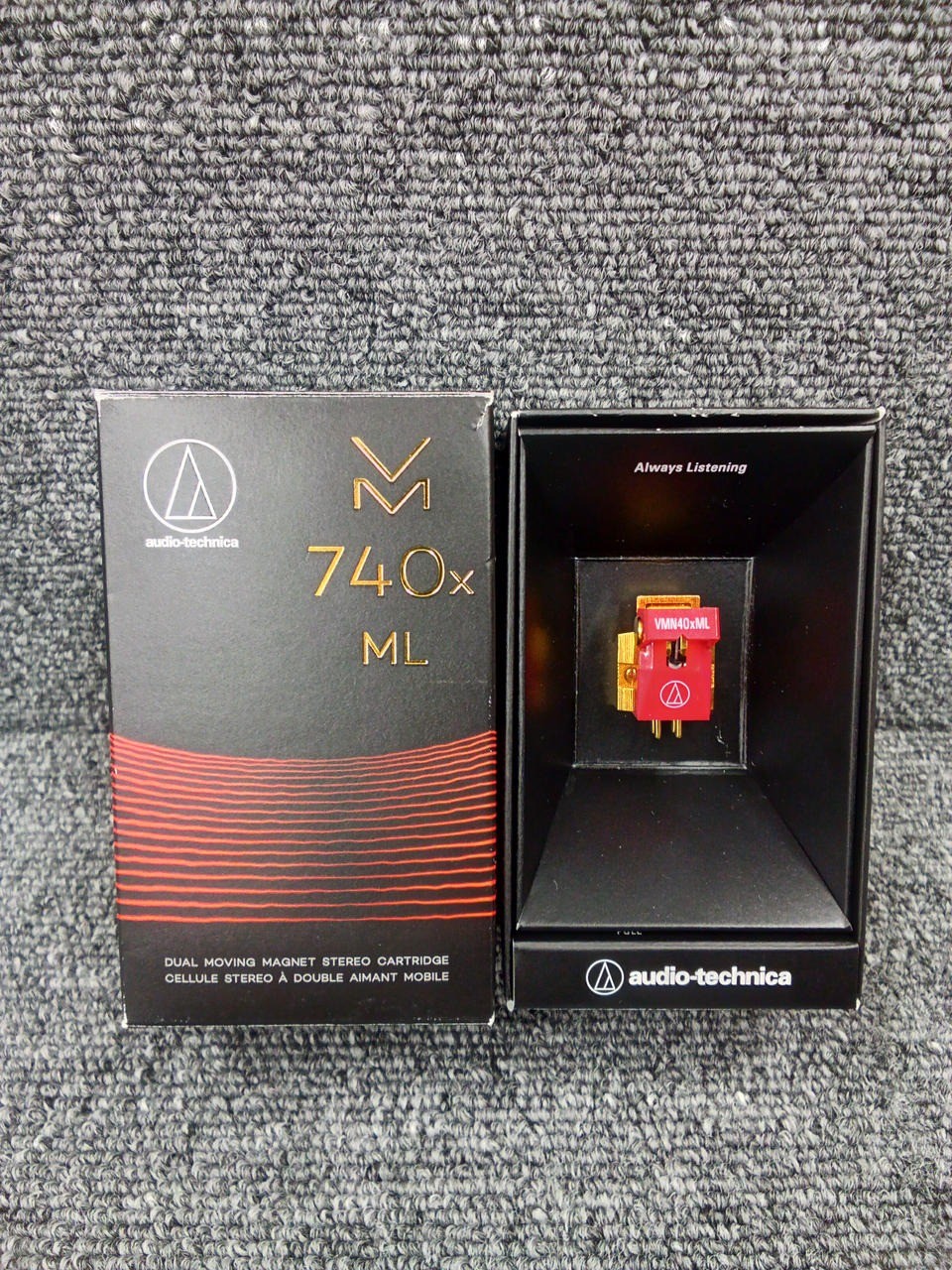 Audio-Technica AT-VM740xML Dual Moving Magnet Cartridge MicroLine Stylus Boxed