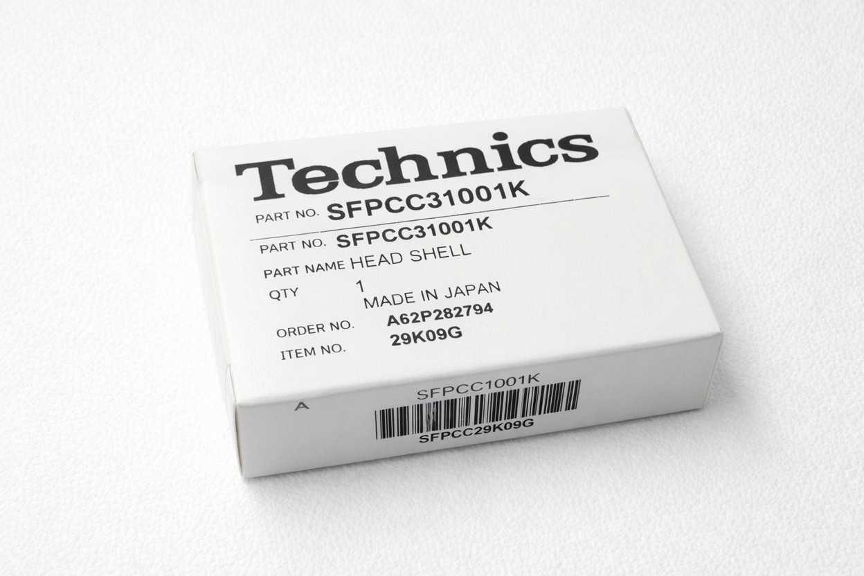 Technics 1200 1210 MK2 Turntable Headshell + gold wires , + screws SFPCC31001K1