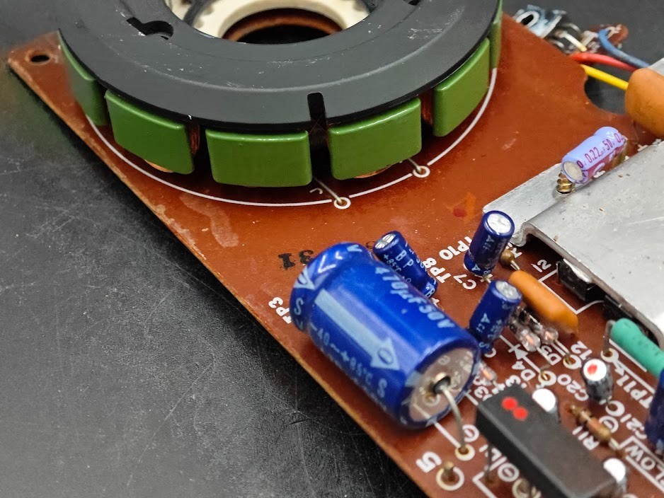 Technics SL-D2 SFDPD20-01(a) Direct-Drive Motor Main Board Power Section Working