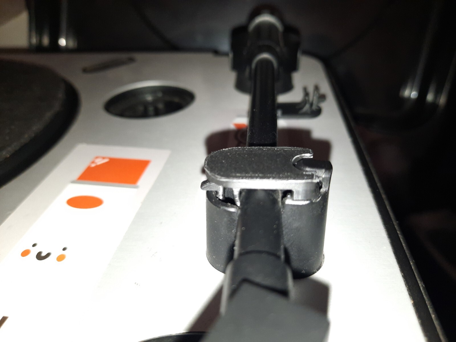 Numark PT-01 3D Printed Battery Cover and 2 Pack of Tonearm Clip