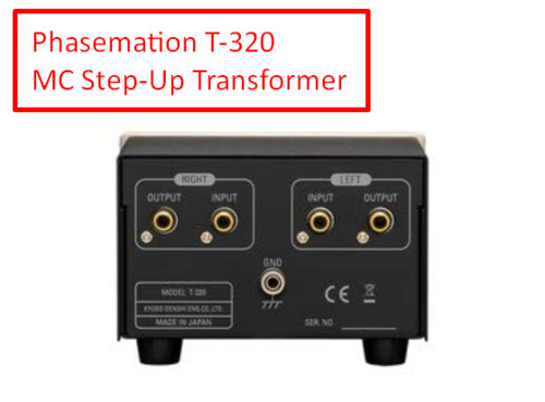 Phasemation T-320 MC Step-Up Transformer Balanced Transmission Made in Japan NEW