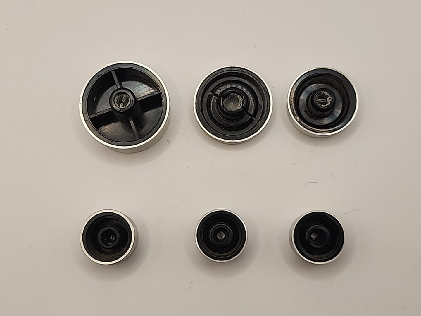 Geniune Sony HP-188 Turntable Stereo Complete Knob Set Replacements