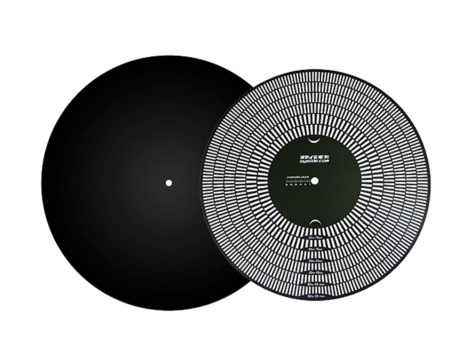 OYAIDE TURN TABLE MAT 1mm THICKNESS BUTYL RUBBER TYPE WITH STROBO SCOPE BR-ONE