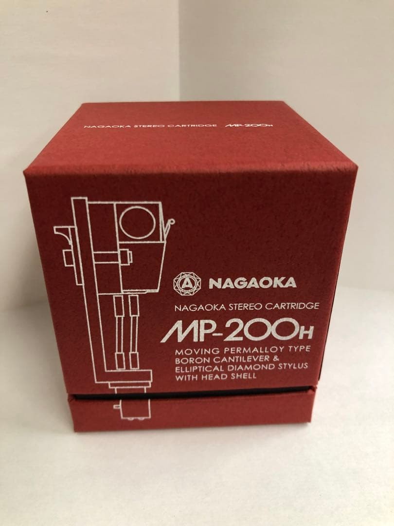 NAGAOKA MP-200H Cartridge with Headshell Audiophile Moving Permalloy New Stereo