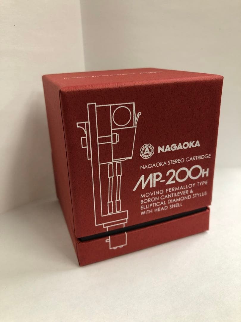 NAGAOKA MP-200H Cartridge with Headshell Audiophile Moving Permalloy New Stereo