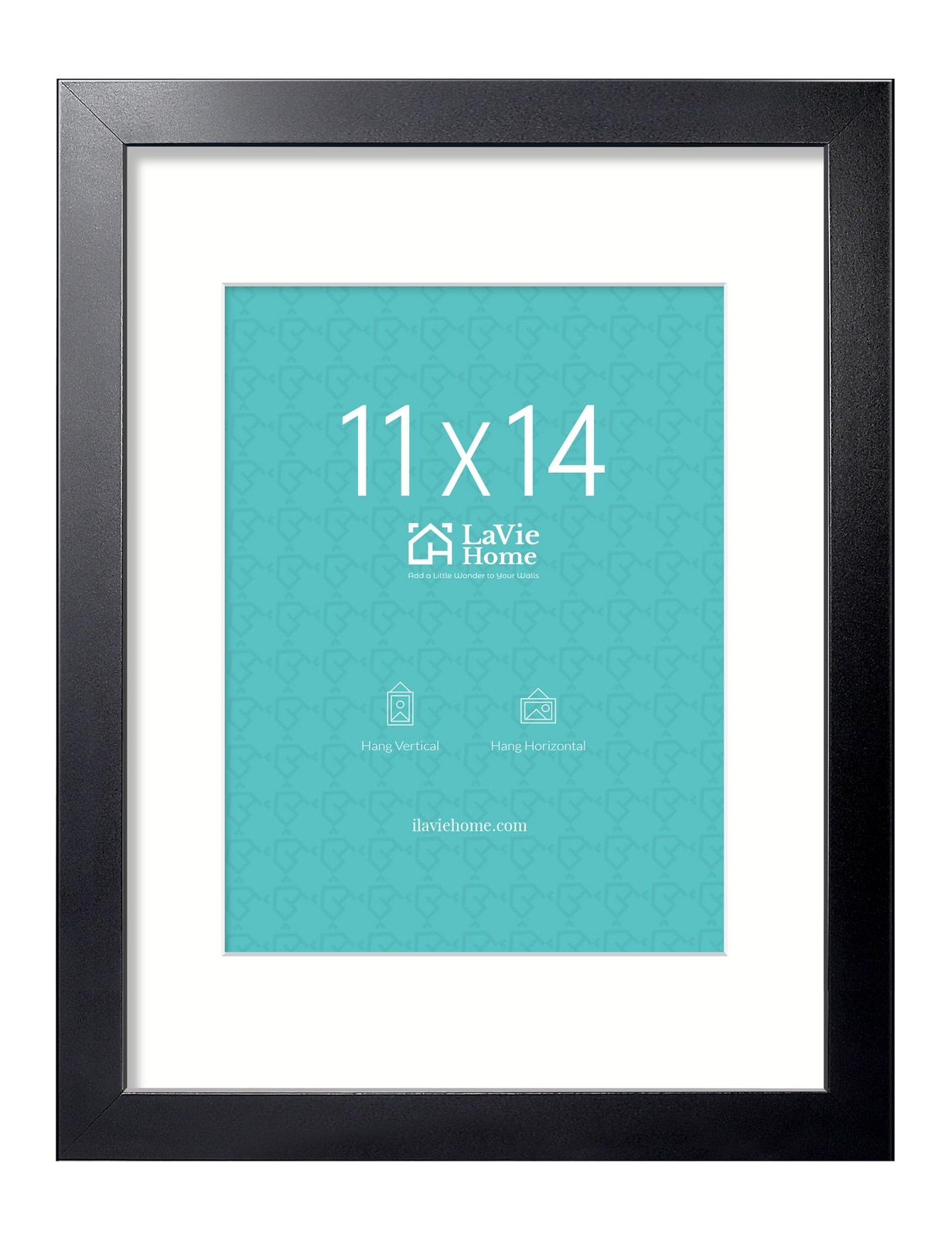 LaVie Home 11×14 Picture Frame, 11 x 14 Frame Display Pictures 11×14, Black