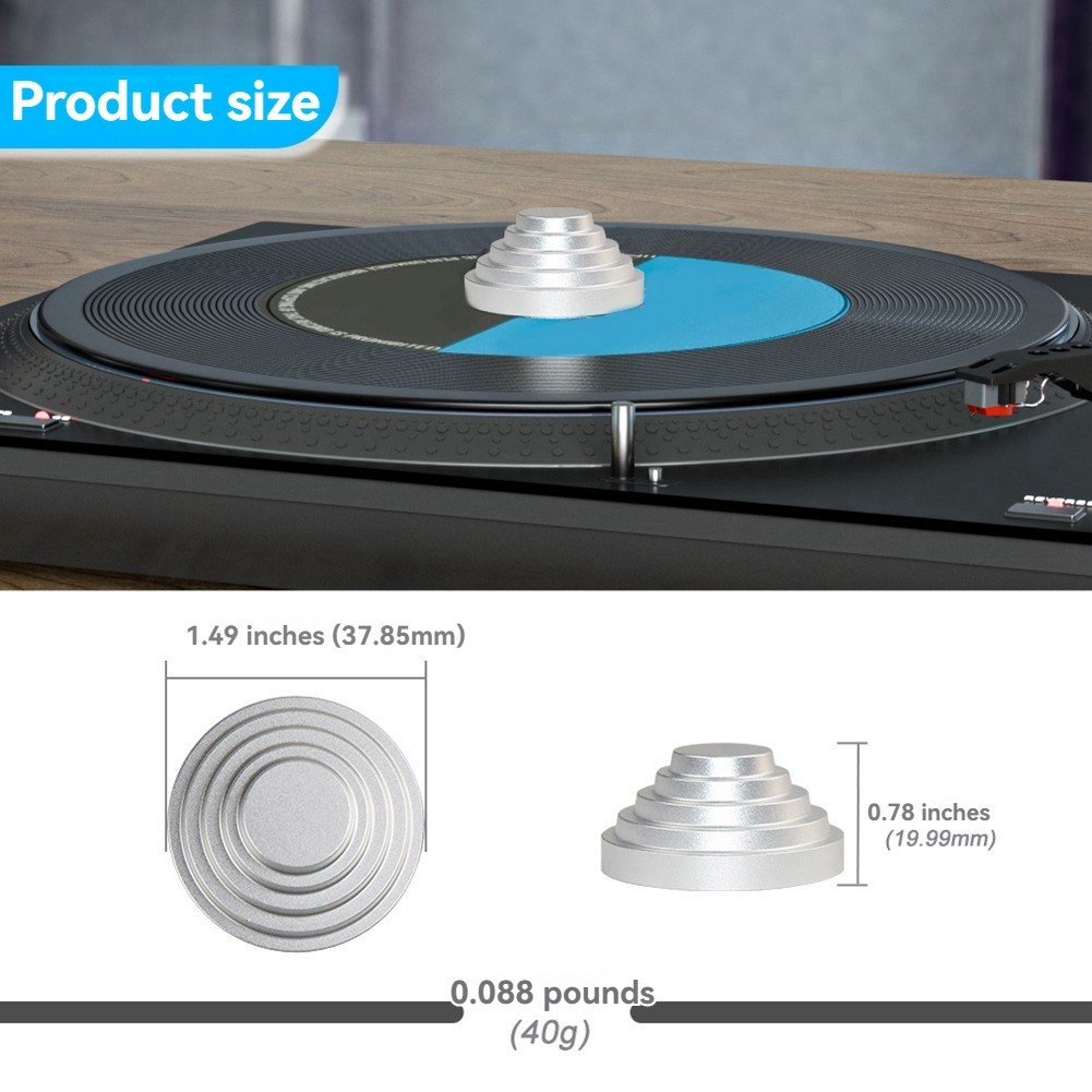 Record Weight Clamp Audio LP Vinyl Turntables Disc Stabilizer for LP Vinyl9495