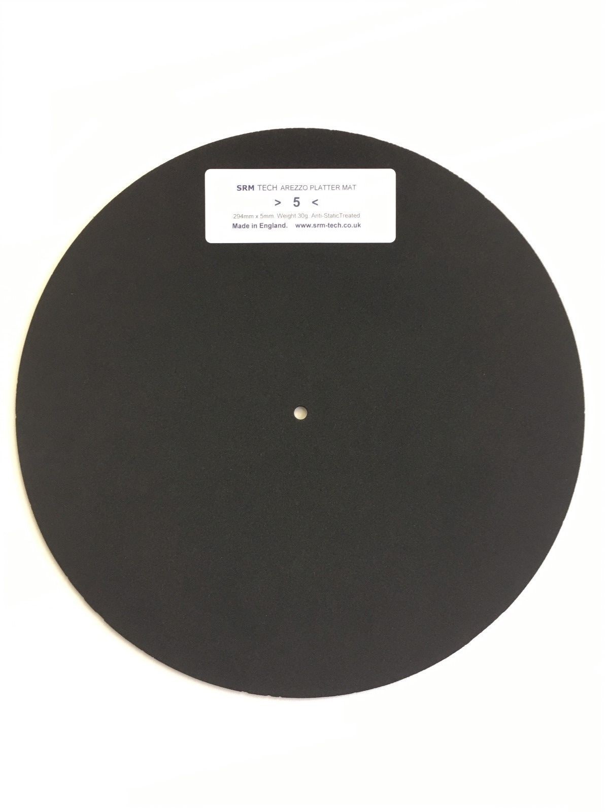 NEW SRM TECH 5MM AREZZO PLATTER MAT – INTRO. OFFER FREE £19 PLATTER DAMPER !!