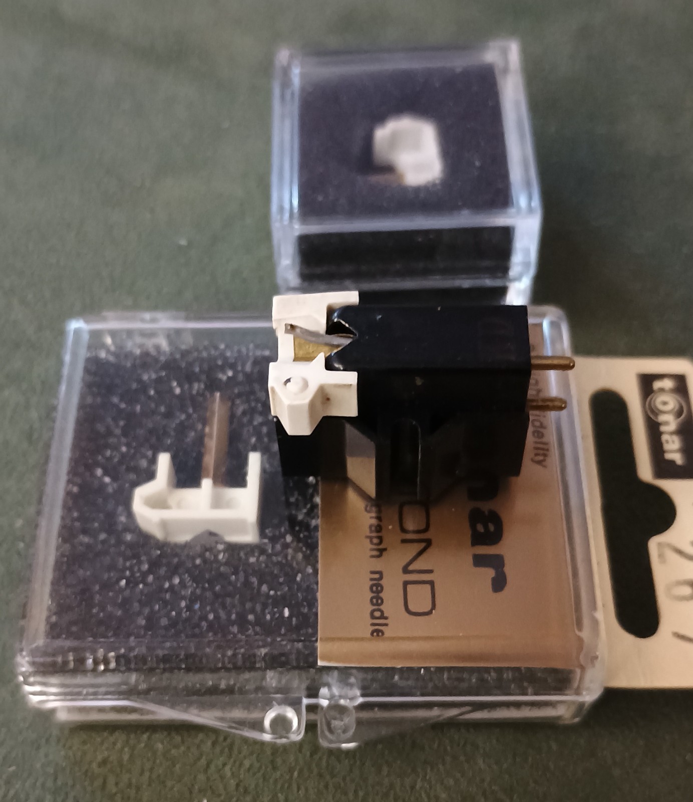 Used Shure m44mb head with three dots, two new.