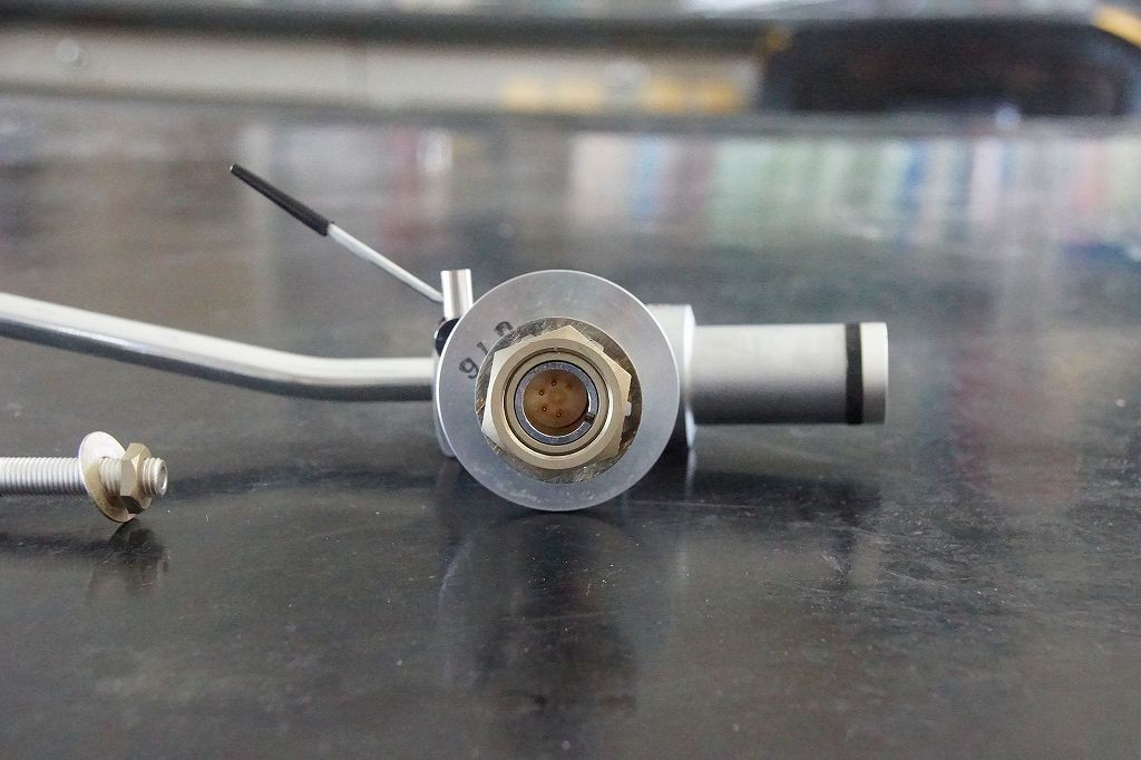 Denon DA-305 Tonearm Phono Cable Mounting Parts Tested Working Japan