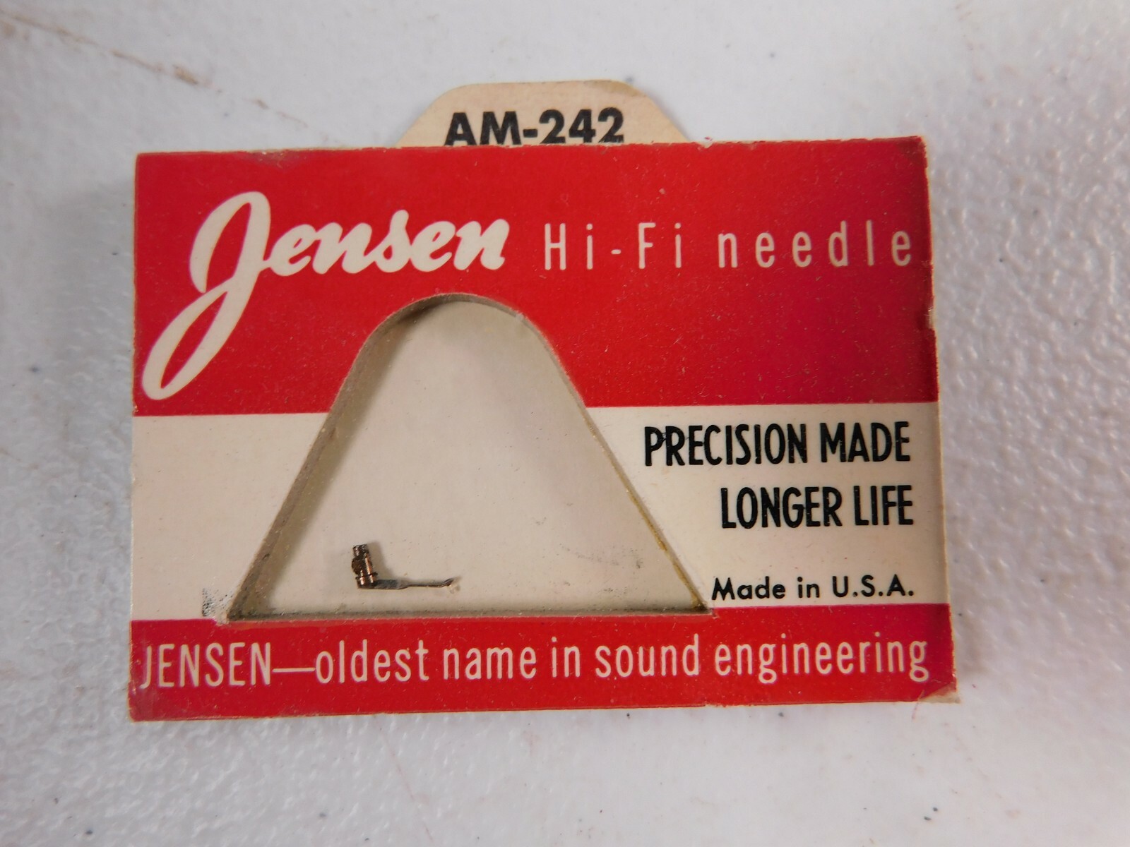 Vintage Record Player Needle Jensen AM-242 Replaces Amer. Mico. CO-2, CS-2