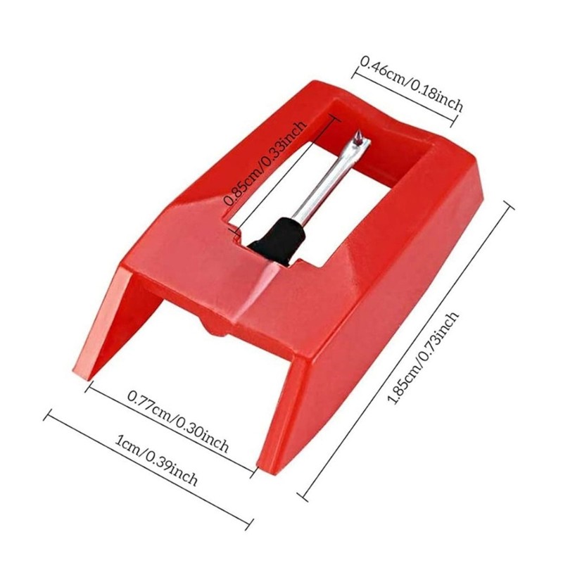 8Pcs Record Player Needle Replacement Turntable Replacement Needle Diamond