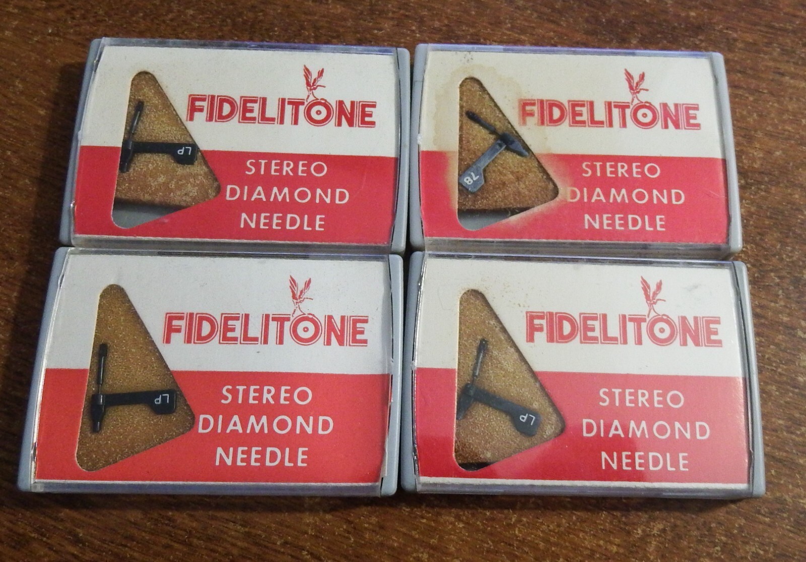 4 Fidelitone Stereo Diamond Needles Varco CN-70 AC-405DS NEW!