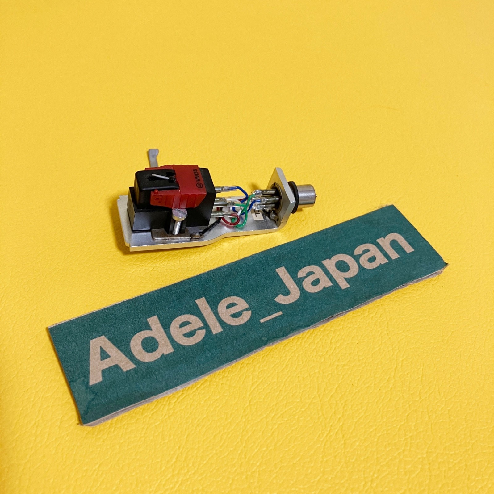 Audio-Technica AT-VM35 MM Cartridge w/ Headshell Tested from Japan