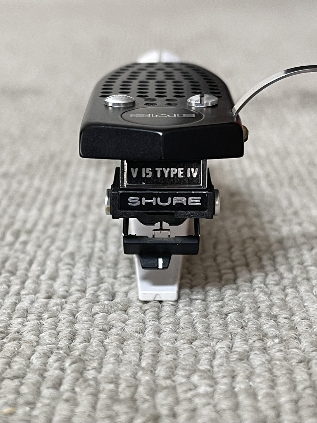 SHURE V15 TYPE IV Cartridge with Genuine Stylus on SME Headshell Phono Vinyl