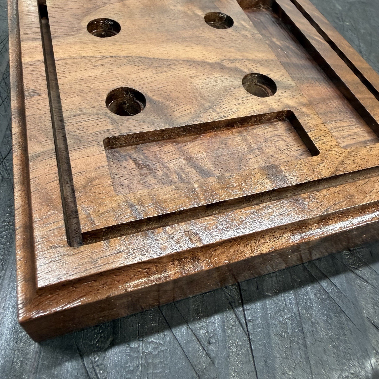 Turntable Cartridges Headshell Display Walnut Acrylic – Four – Limited Ed! Read