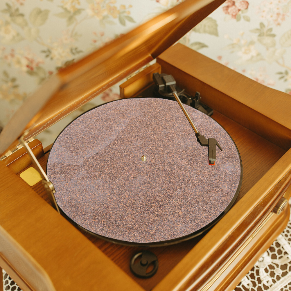 Cork Vinyl Record Pad Player Slipmat Anti-Static Platter Turntable Slipmat Mat