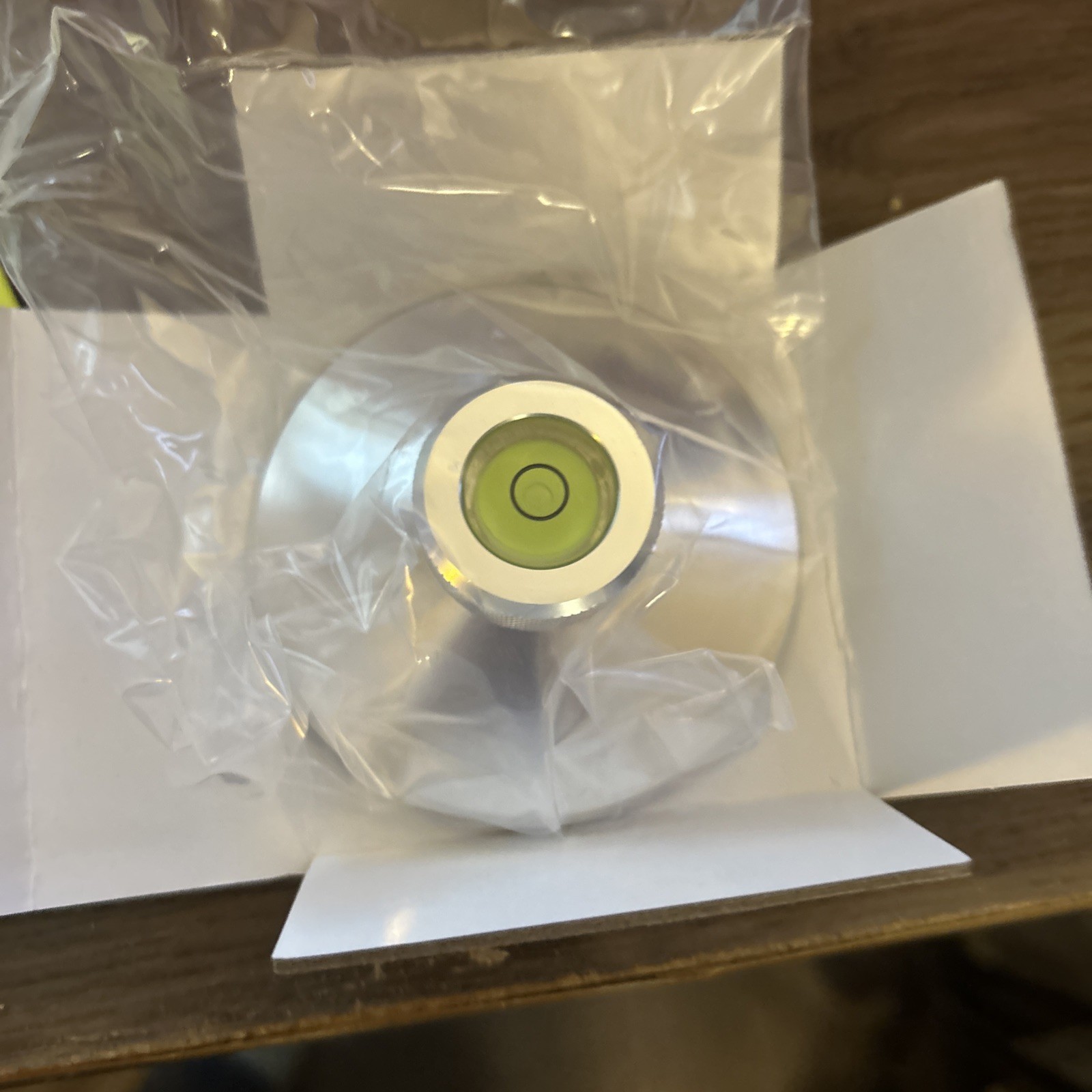 Preffair Aluminum Turntable Record Weight Clamp Stabilizer With Bubble Level NEW