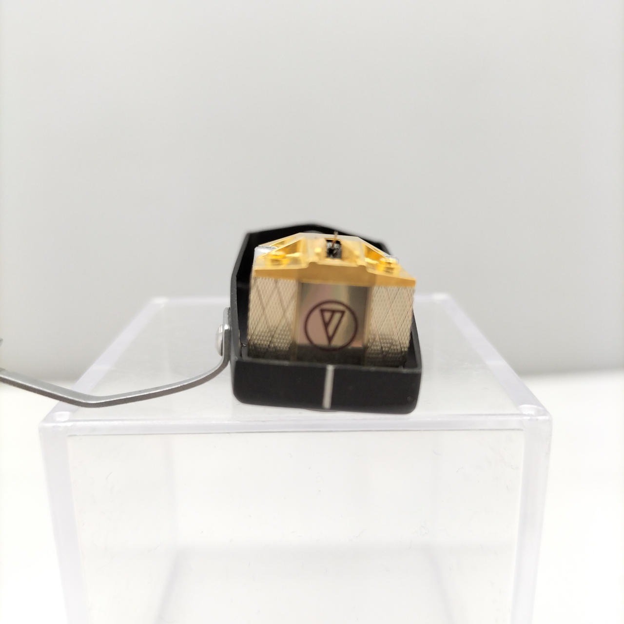 Audio-Technica AT33E MC Phono Cartridge LC-OFC Moving Coil w/ Headshell Tested