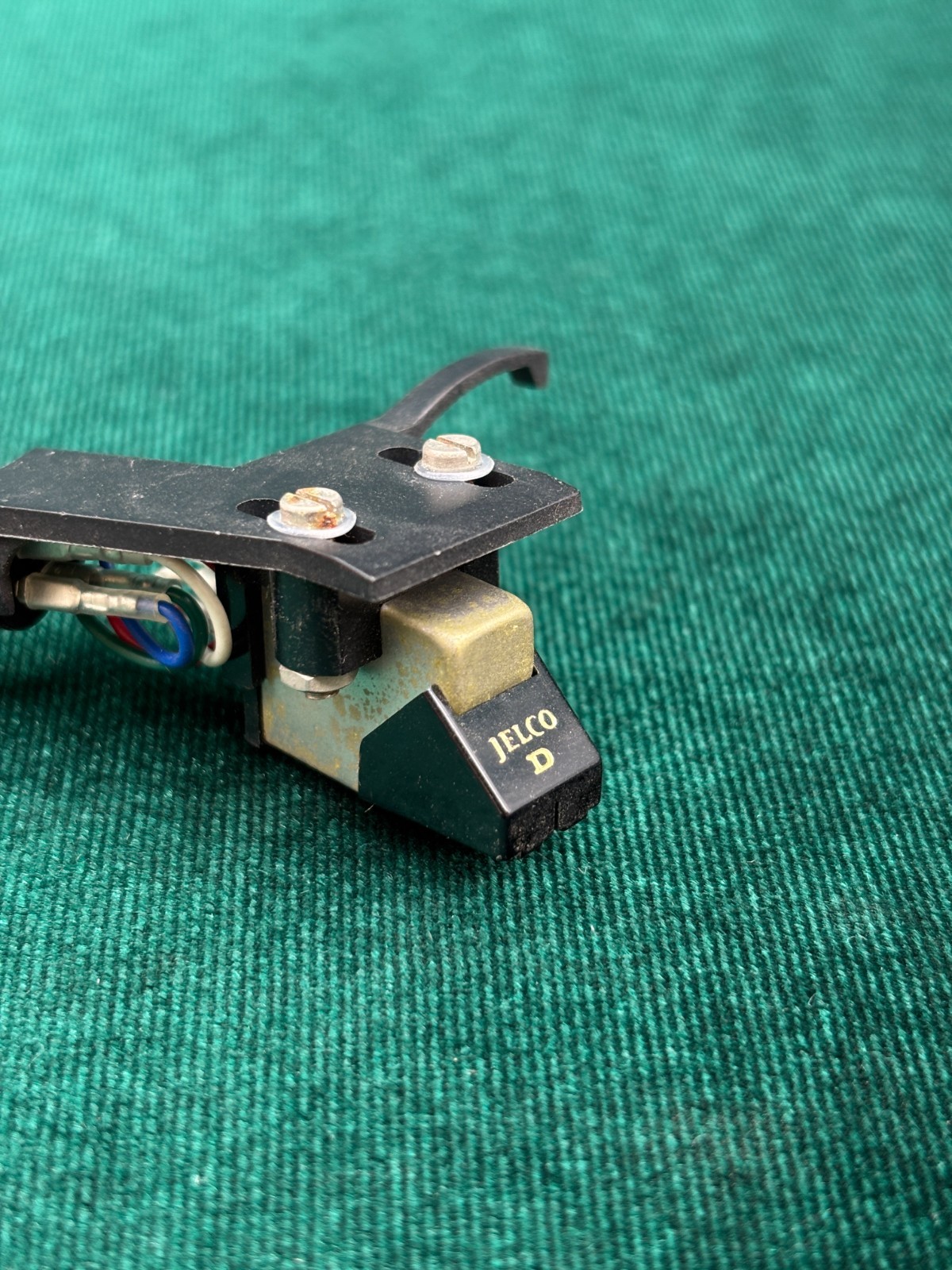 Vintage Jelco D Phono Cartridge with Integrated Straight Tonearm Headshell