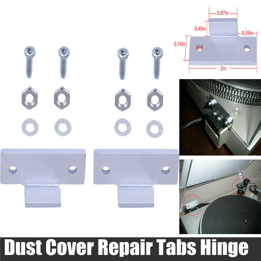 Record Player Dustproof Cover Repair Hinge Kit for Technics SL-D2 3200 B2 D3