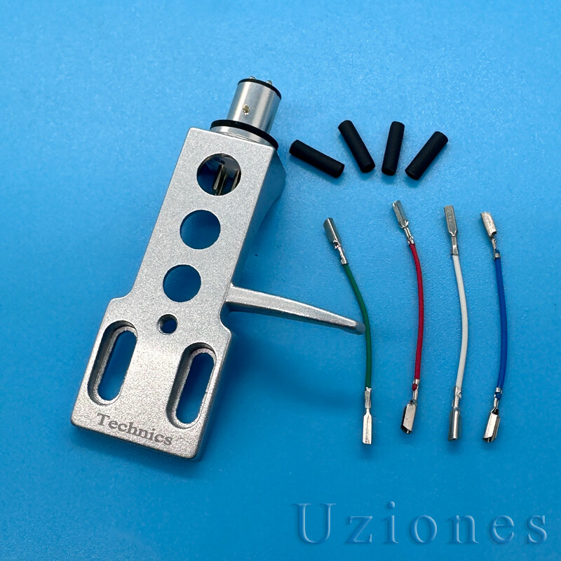 2 Set Phono LP Turntable Headshell Mount For Technics SL1200 SL1210 MK2 Silver