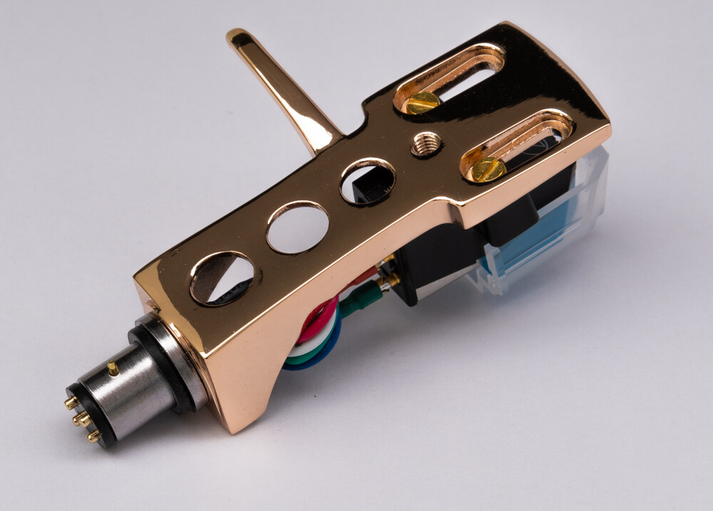 Rose Gold Headshell, cartridge, stylus for Pioneer PL570, PL990, PL1150, PL400X