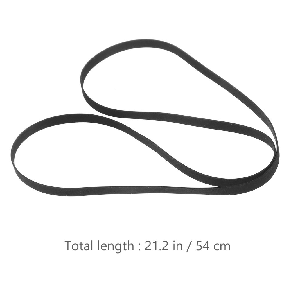 Durable Rubber Turntable Belt for Gramophone Use Black High Quality 40cm