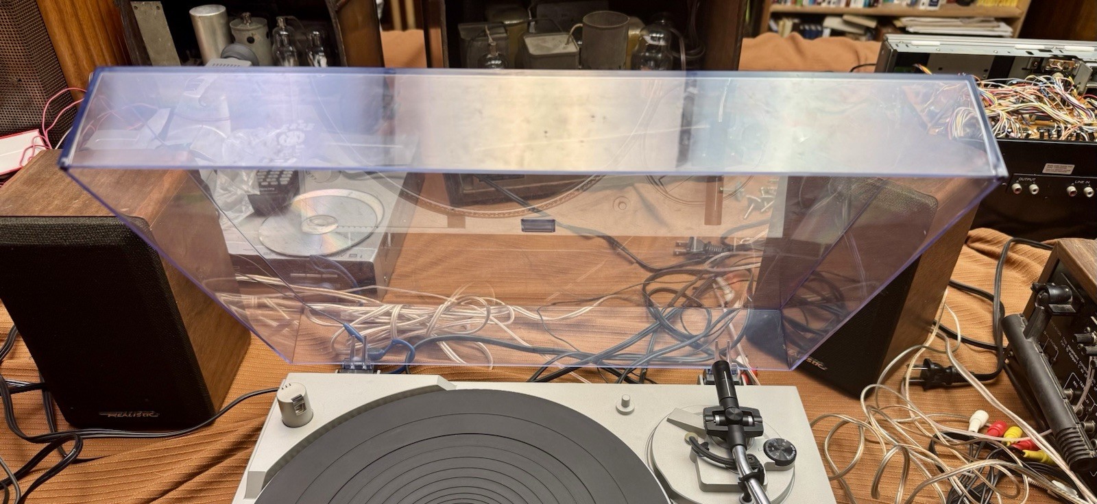 TECHNICS SL-B205 TURNTABLE DUST COVER