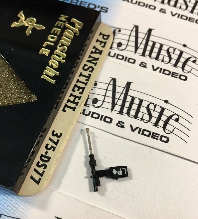 NEW Pfanstiehl 375-DS77 Diamond Needle Stylus “Dual Needle” Many Brands 375DS77