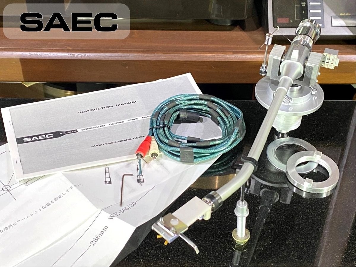 SAEC WE-506/30 LONG TONE ARM, ULS-3X GENUINE SHELL, CX-5006B CABLE, ETC.