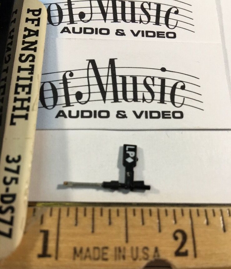 NEW Pfanstiehl 375-DS77 Diamond Needle Stylus “Dual Needle” Many Brands 375DS77