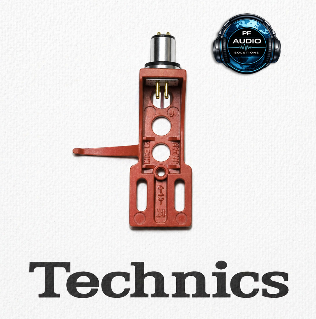 Technics 1200 1210 MK2 Turntable Headshell + gold wires , + screws SFPCC31001K1