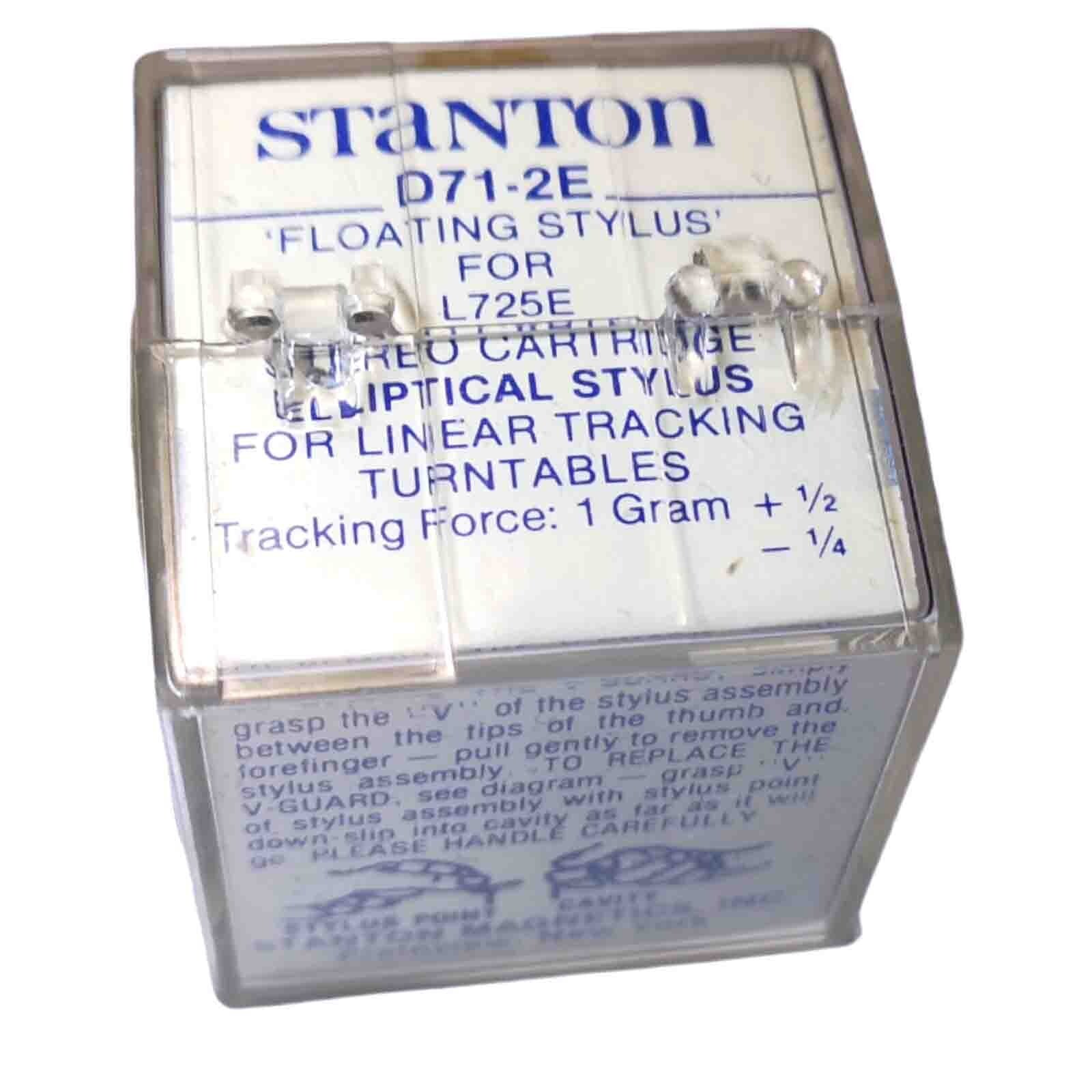 STANTON D71-2E Elliptical Stylus/Needle for L725E Original
