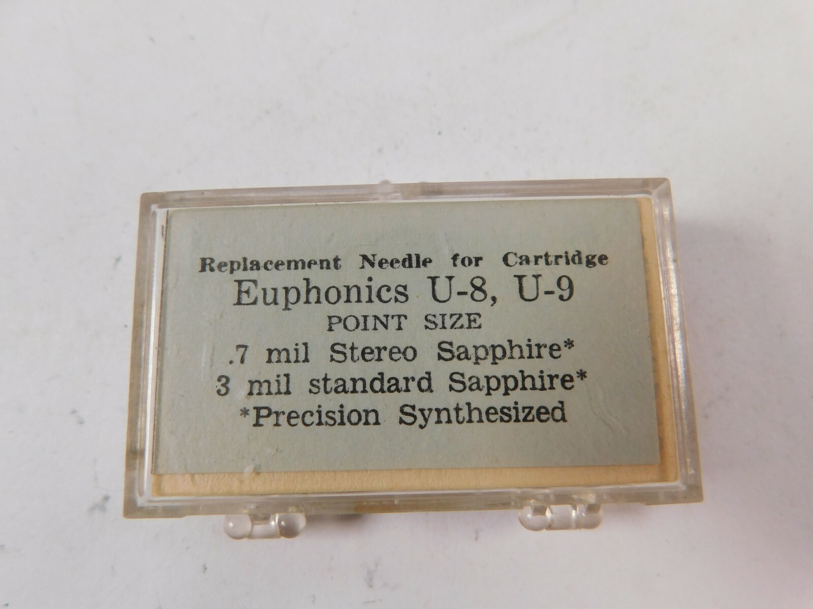 Vtg NOS Pageant Phonograph Record Needle EU 83-TS for Euphonics U-8 U-9