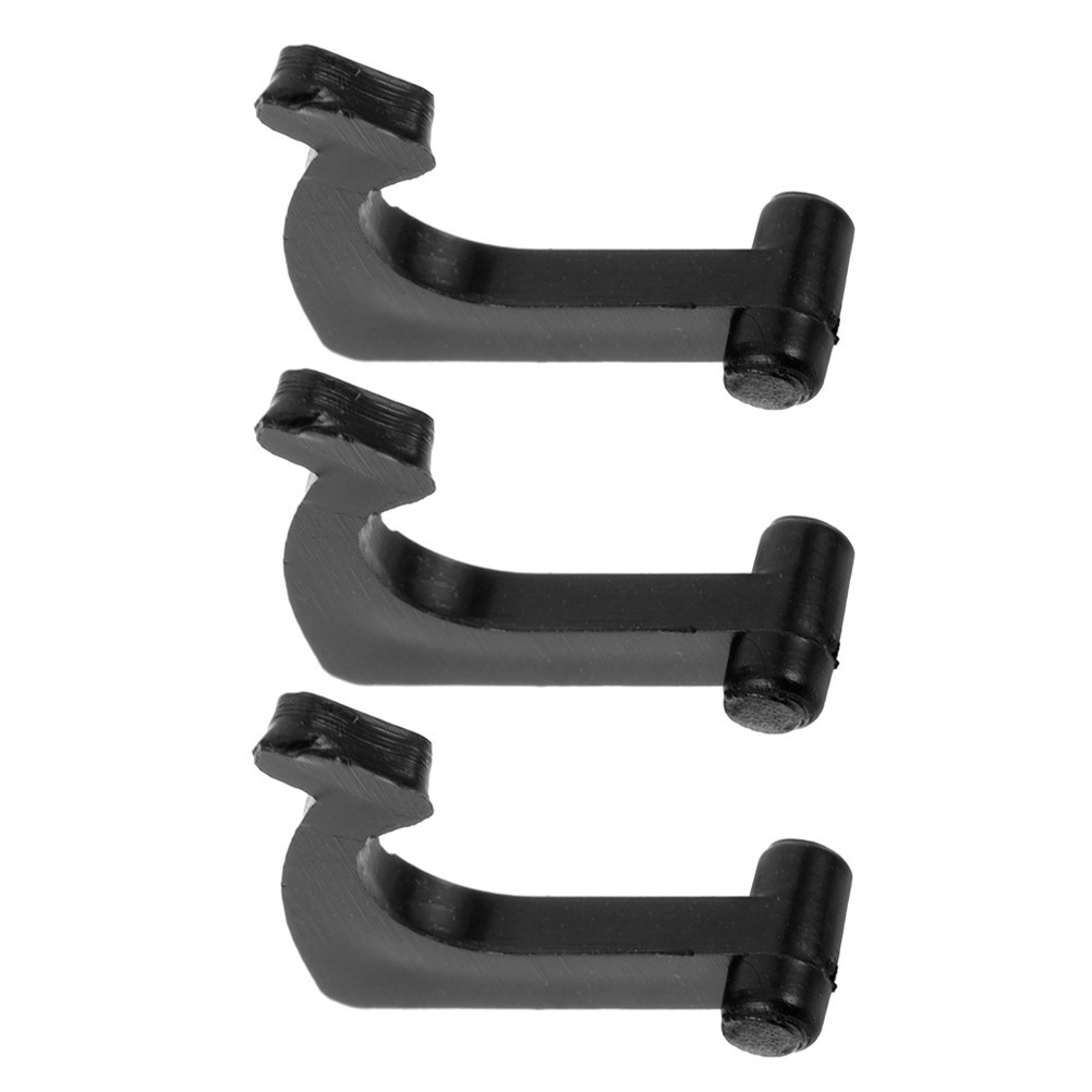 3Pcs Black Iron Record Player Arm Adapters Vinyl Holder for Turntable Use