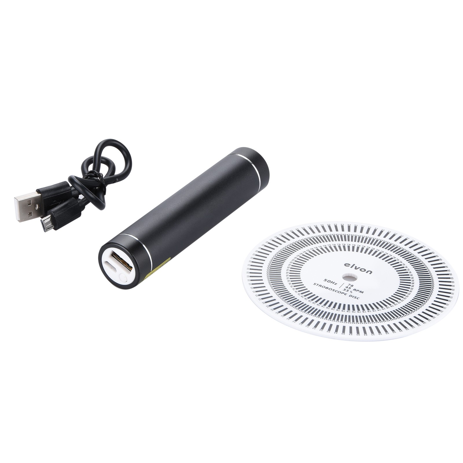50Hz Turntable Records Stroboscopic Strobe Light+Tachometer Disc 33/45/78 RPM j