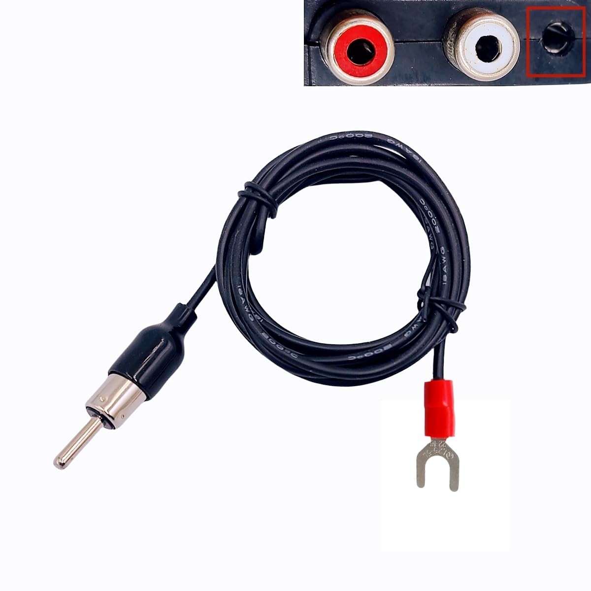 Turntable Ground Wire Plug-in Grounding for Technics SL-BD21 black
